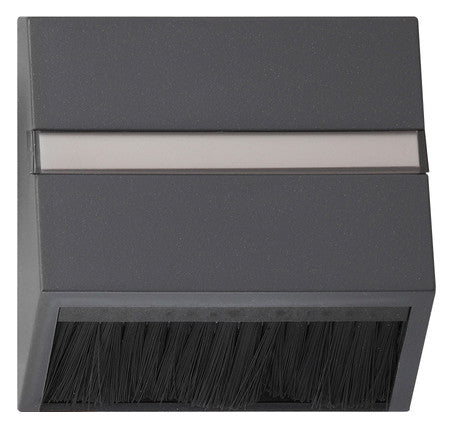 GIRA Zentralplatte Klapphaube 1f anth System 55 068228 Schraubbef Klappd