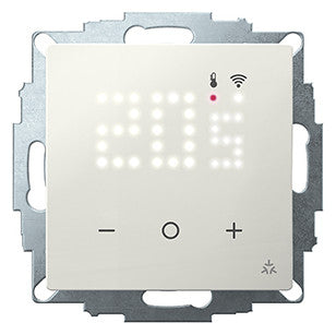 EBERLE Raumtemperaturregler UP Funkb rws UTE 3800-U-RAL9010-G-55 glz LED