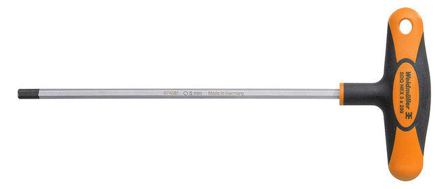 WEIDMÜLLER Innensechskantschlüssel SW5mm SDQ T HANDLE HEX 5 T-Griff