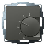 EBERLE Raumthermostat 230V 10A Öffner UTE 1003-Anthrazit-55 IP20 Bimetall