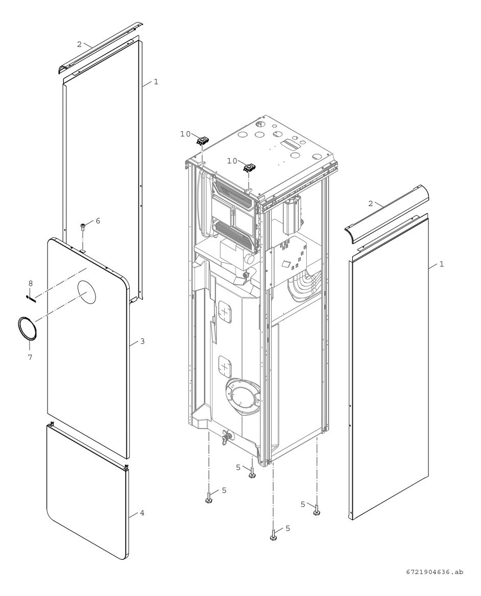 Bosch Luft/Wasser-WP Inneneinheit CS5800iAW 12 M, mit Speicher 180l +16l | 8738212415