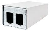 METZ CONNECT Modulträger Wandmont 2Ports 130861-0202-E Schirm RAL9010