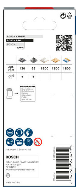 BOSCH-EW Lochsäge  68mm T44mm Sechskant LOCHSÄGE f.Gips Holz