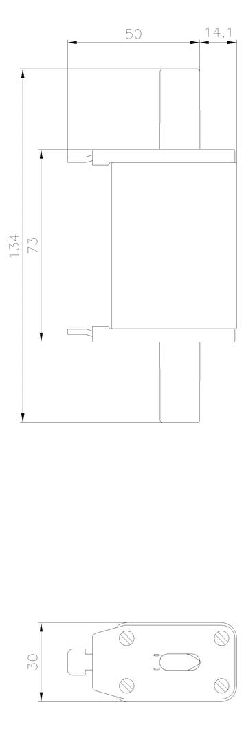 SIEMENS NH-Sicherungseinsatz 160A NH1 gG 3NA6136 500VAC Kombik
