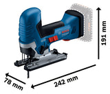 BOSCH-EW Akku-Stichsäge 18V 26mm Professional GST 18V-125 S solo, L-BOXX