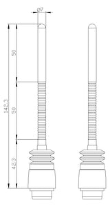 SIEMENS Antriebskopf Federstab 3SE5000-0AR02