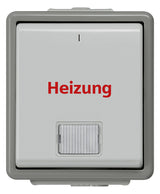SIEMENS Kontroll-Heizungsschalter glz AP DELTAfläche 5TA4741 IP44 1f