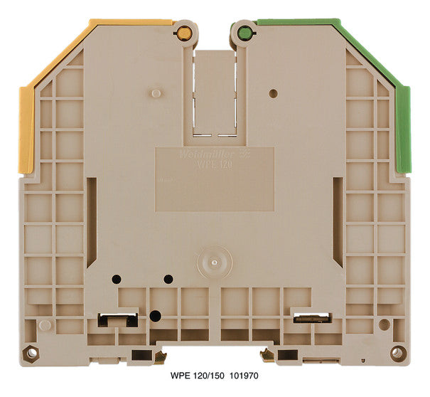 WEIDMÜLLER Schutzleiter-Reihenklemme WPE 120/150 35-150qmm gn/ge 1Etage TS35