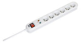 BACHMANN Steckdosenleiste ws 3m 35° IP20 381.2512K ÜSS 1,5qmm