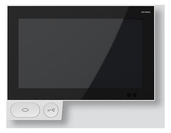 SIEDLE Video-Innenstation Bus UP PAL ws AXIOM A 150-10 W 177,8mm 185x144x18mm