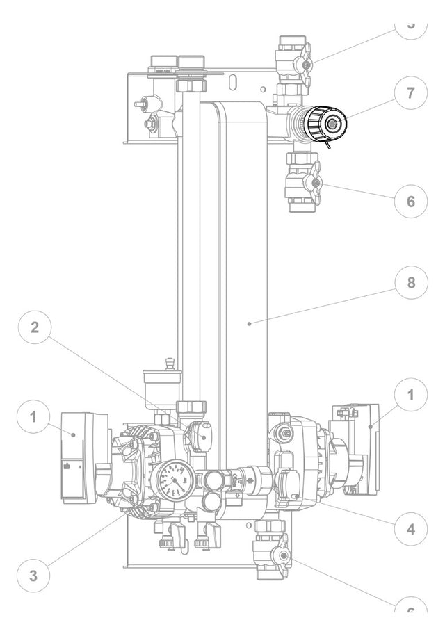 Sonnenkraft SK-SL Stellantrieb für 3-Wegeventil | 5152
