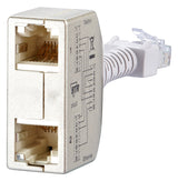 METZ CONNECT Cablesharing Adapter Cat5E 130548-02-E 10/100BT RJ45