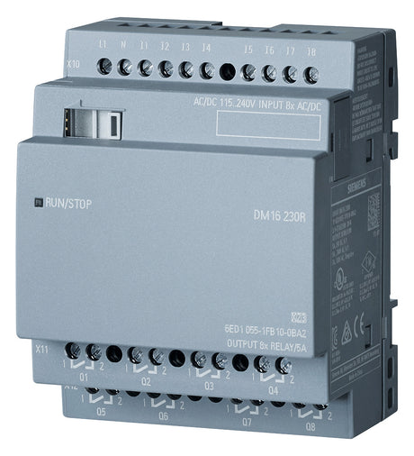 SIEMENS SPS-Digitales E/A-Modul 8Eing 5A LOGO! 6ED1055-1FB10-0BA2 8Ausg AC 230V