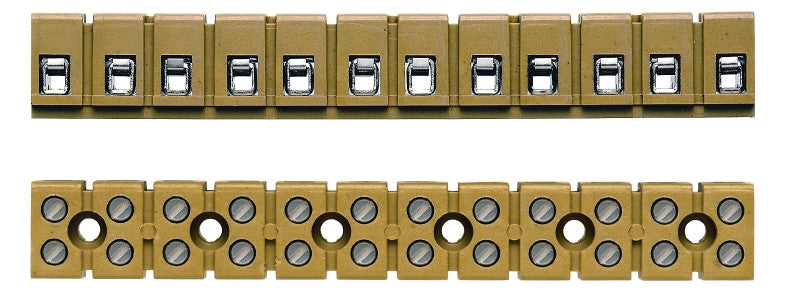 WEIDMÜLLER Klemmleiste 0,5-2,5qmm 24A bg MK 3/12 12p Direktmont Duropl 15mm