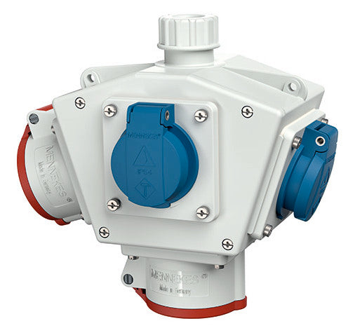 MENNEKES Energiewürfel Kst gr IP44 DELTA-BOX 92655 2x16A5p400V 2Steckd