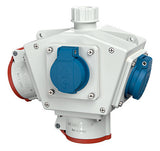 MENNEKES Energiewürfel Kst gr IP44 DELTA-BOX 92655 2x16A5p400V 2Steckd