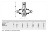Honeywell Druckminderer D06F-LF Messing bleifrei, LFA, R 1 1/4 | D06F-11/4LFA