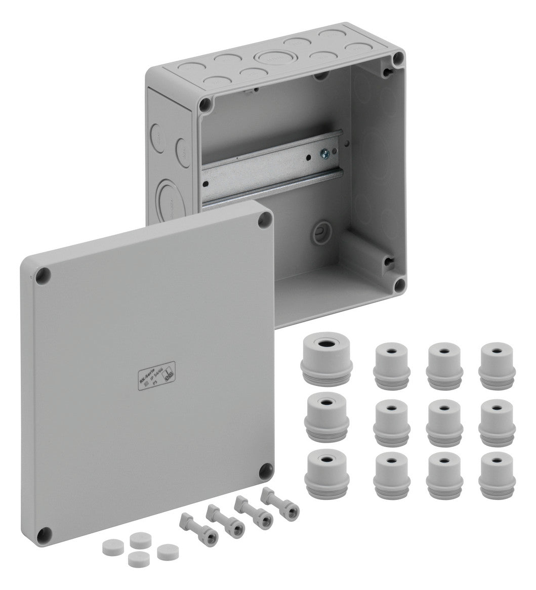 SPELSBERG Abzweigdose Tragschiene IP66 RK 4/18-L 180x182x90mm rechteck Kst hfr