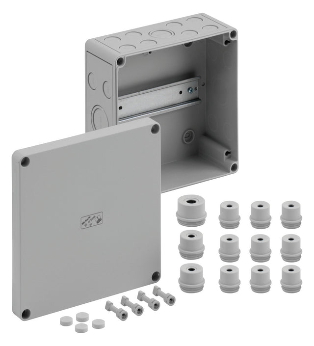 SPELSBERG Abzweigdose Tragschiene IP66 RK 4/18-L 180x182x90mm rechteck Kst hfr