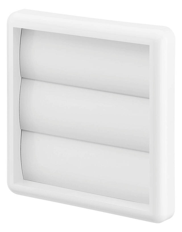 Helios Verschlussklappe, selbsttätig VK 100, 100 mm, weiss | 00757