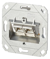 METZ CONNECT Anschlussdose Cat6A 2xRJ45 130B12D21200-E Kanaleinb schräg
