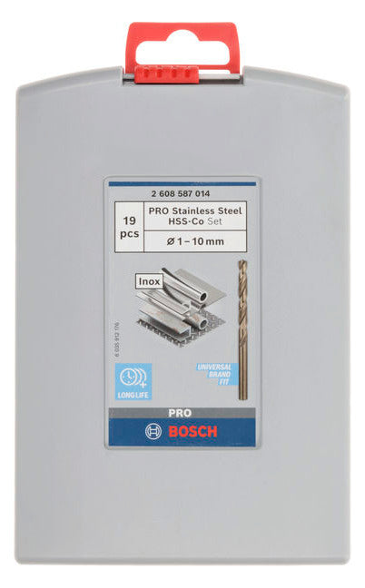 BOSCH-EW Bohrerset 19tlg Bohrer 19xHSS 2608587014 Box