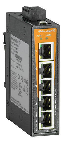 WEIDMÜLLER Switch Hutschiene Layer2 IE-SW-EL05-5TX 5x10/100Mbps