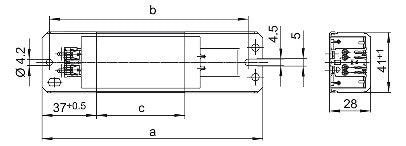 HOUBEN Vorschaltgerät 58-65W VVG f.T8 509365 f.T38 f.T-U