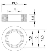 BETTERMANN Einschnittring  5-10mm 107 B PG9  13,3x5,5mm