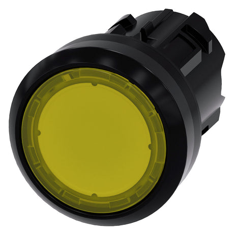 SIEMENS Drucktaster Front 1f ge bel.b 3SU1001-0AB30-0AA0  22mm rnd IP68