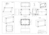 SPELSBERG Leergehäuse ST/Kst IP67 geschl TG PC 1208-9-to B122xH82xT90mm