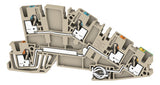 WEIDMÜLLER Installationsklemme 23A 3pot AITB 2.5 N-L-PE 0,5-2,5qmm bg