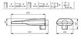 PHILIPS-LICHT LED-Straßenleuchte 31W gr LumiStreet BGP291 LED50-4S/740 I DM11 48