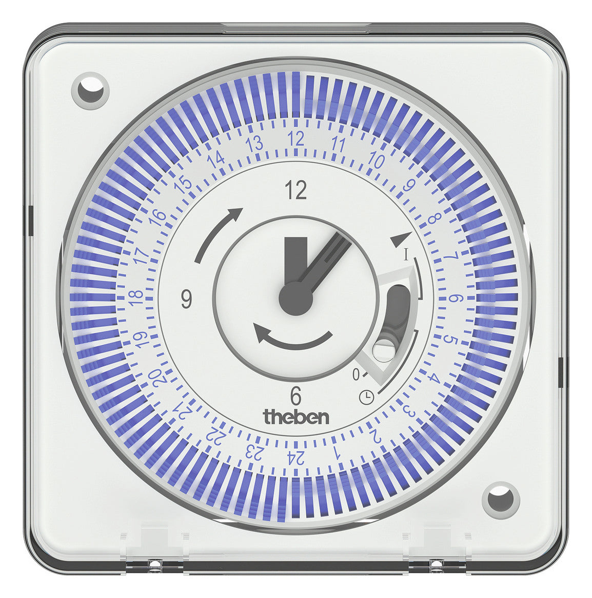 THEBEN Schaltuhr mech 110-230VAC FR-Einb SYN 164 FME 1kan Wechs 24h Prog 4TE