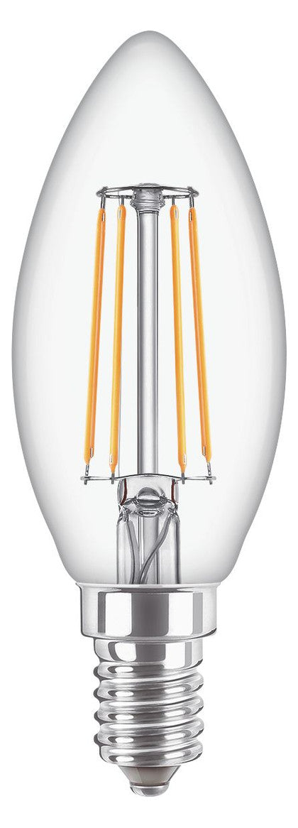 PHILIPS-LM LED-Kerzenlampe FM E14 B35 ws CorePro LEDCandleND4.3-40W E14 827B 4,3W