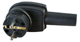 KOPP Schutzkontaktstecker 16A 250V Gummi 178216009 IP44 sw abgew