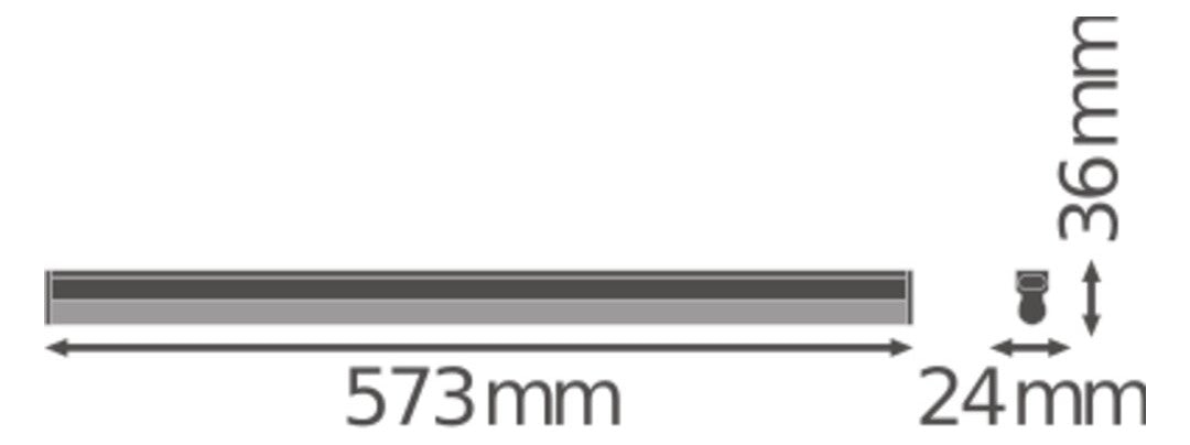 LEDVANCE LED-Lichtleiste 10W 4000K Konv LINEAR COMPACT LN COMP HO 600 10 W 4000