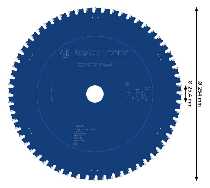 BOSCH-EW Kreissägeblatt  254mm 2608643059