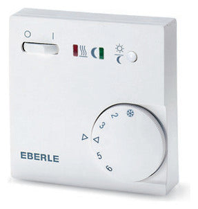 EBERLE Raumthermostat 230V 16A Schließer RTR R1T IP30 Widerstandssensor