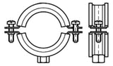 WALRAVEN Rohrschelle Bifix 1301 VA1.4404 47-51 mm EPDM M8 Zweischraubenschelle