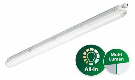 PHILIPS-LICHT LED-Feuchtraumleuchte 32W CoreLine WT120C G2 LED27_45S/840 PSU L12