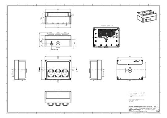 SPELSBERG E-Bike Ladestation Kst 3x3,5kW TG BCS 3 BE/FR LED IP44