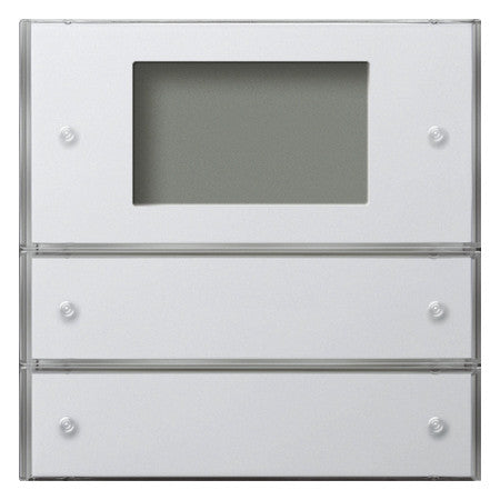 GIRA Tastsensor KNX UP rws glz 2f 2pkt Fläche 2042112 m.Display m.Thermostat