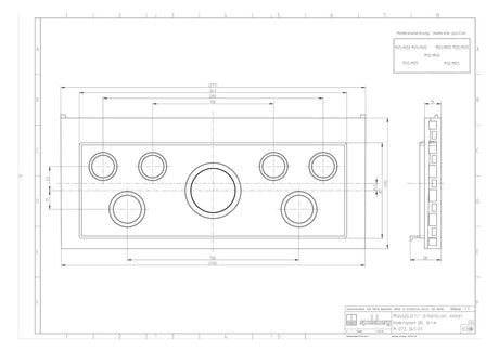 SPELSBERG Einführungsflansch Kst unbeh GFL 341-m 320x119mm Kabelverschr