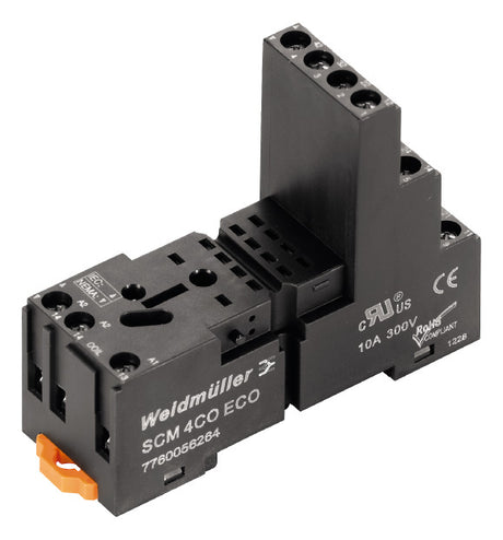 WEIDMÜLLER Relaissockel TS35 Schraub SCM 4CO ECO 14Pins Ergänz.mögl