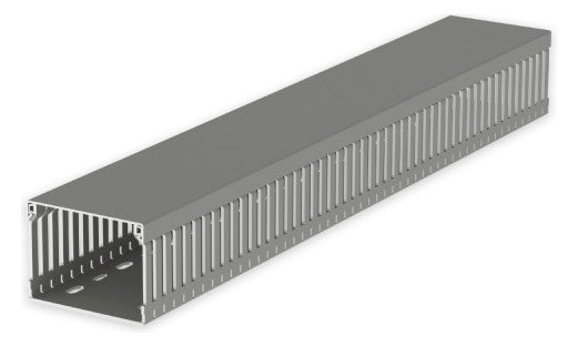 UNEX Verdrahtungskanal 60x80 grau,RAL7035,PVC-M1 60.80.77