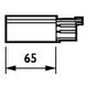 PHILIPS-LICHT End-Einspeisung ws 5p rechts ZRS750 EPSL WH (XTS12-3+41-3)