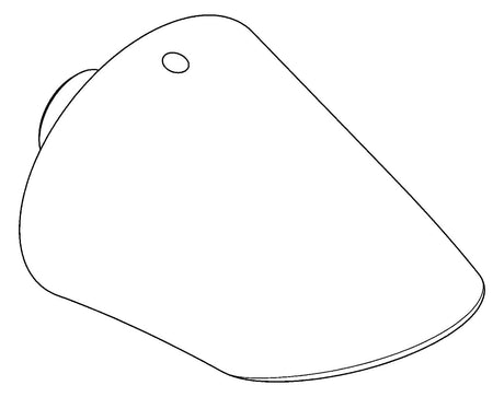 Duschkopf, AQUAJET-Slimline, DN15, Wandanschluss, Strahlboden, 9l