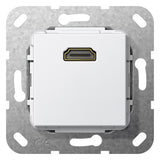 GIRA Einsatz HDMI 1f rws Einsatz 567003 ohne Beschriftungsfeld
