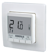EBERLE Raumthermostat 230V 10A Schließer FIT np 3R / weiß IP30 m.Display